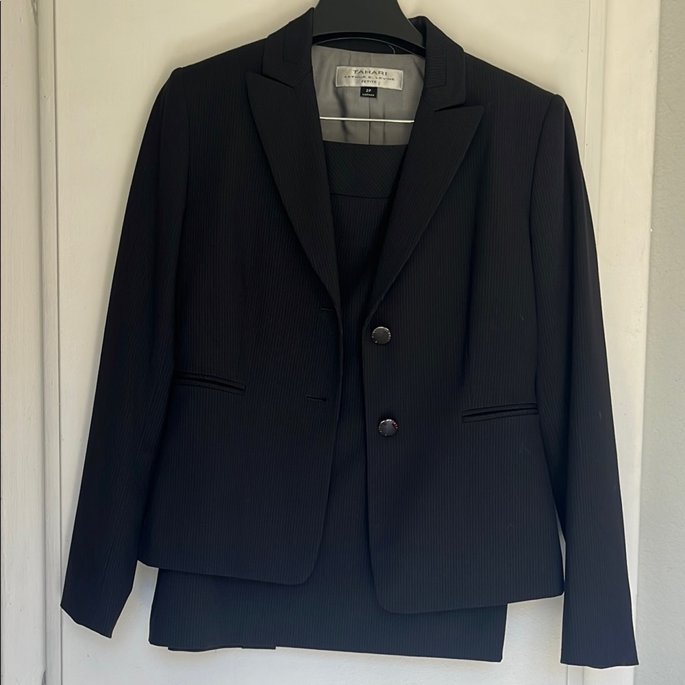 Navy Women's Skirt Suit